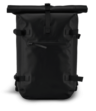 Sac à dos rolltop - Noir - Devant
