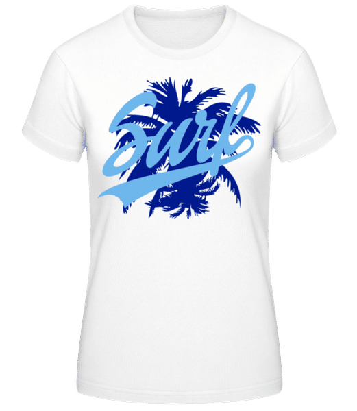 Vorschau: Surf Icon light Blue  - Frauen T-Shirt B&C - Weiß - Vorne