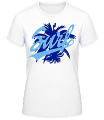 Icône de surf bleu clair · T-shirt femme B&C