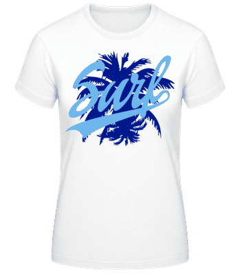 Surf Icon light Blue  - Frauen T-Shirt B&C - Weiß - Vorne