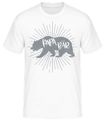 Papa Bär Grau · Männer Basic T-Shirt