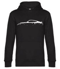 'Porsche 911 Turbo S (992)' Silhouette · Men’s Standard Hoodie