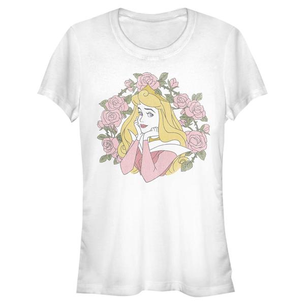 Aperçu: Disney - Sleeping Beauty - Aurora Briar Rose Thorns - Femme T-shirt - Blanc - Devant