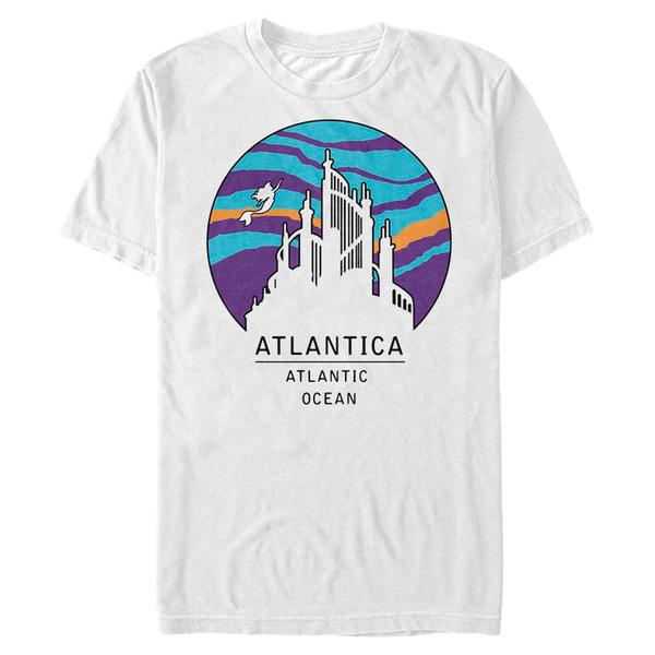 Aperçu: Disney - Ariel La Petite Sirène - Malá mořská víla Atlantica - Homme T-shirt - Blanc - Devant