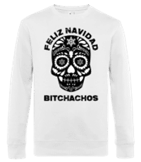 Feliz Navidad Bitchachos - Männer Standard Pullover - Weiß - Vorne