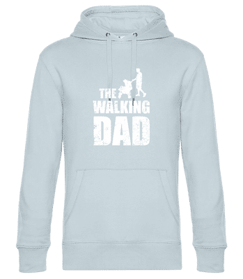 The Walking Dad - Unisex premium mikina - Svetlo modrá - Predné