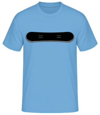 Snowboard - Men's Basic T-Shirt - Light blue - Front