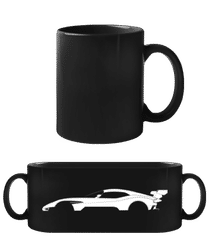 'Aston Martin Vulcan' Silhouette · Tasse Noire