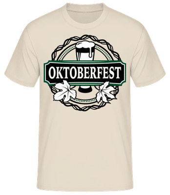 Oktoberfest Logo - Men's B&C T-Shirt - Cream - Front
