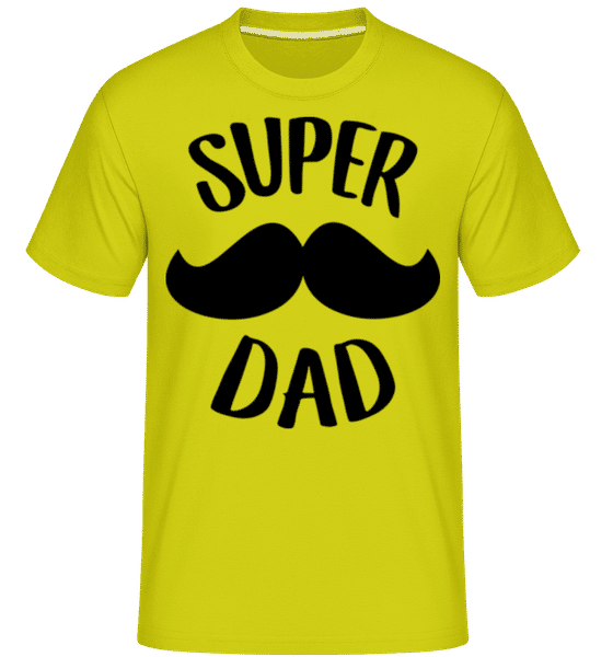 Preview: Super Dad -  Shirtinator Men's T-Shirt - Lime - Front