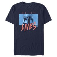 Star Wars - Book of Boba Fett - Skupina Boba Lives - Men's T-Shirt - Navy - Front