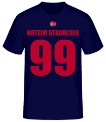 Norwegen Fußball Trikot Køtzim Strahlsen · Männer Basic T-Shirt