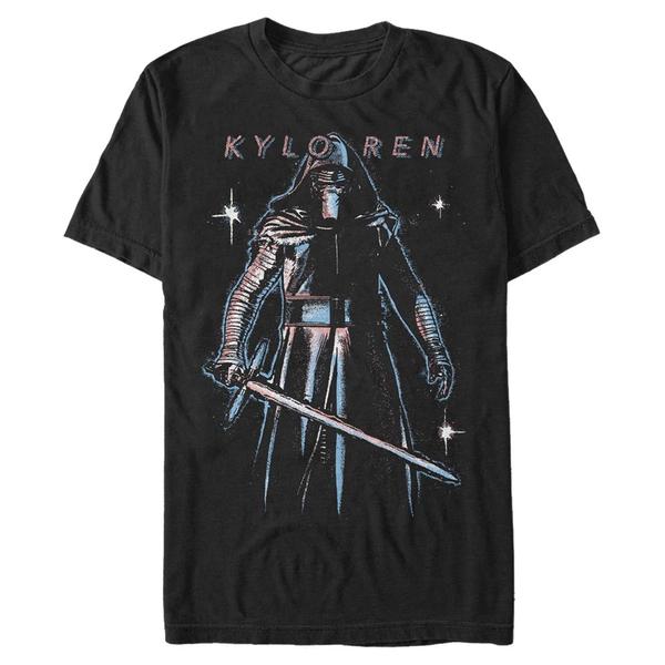 Aperçu: Star Wars - Le Réveil de la Force - Kylo Ren Fuzzy - Homme T-shirt - Noir - Devant