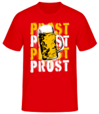 Prost - Männer Basic T-Shirt - Rot - Vorne
