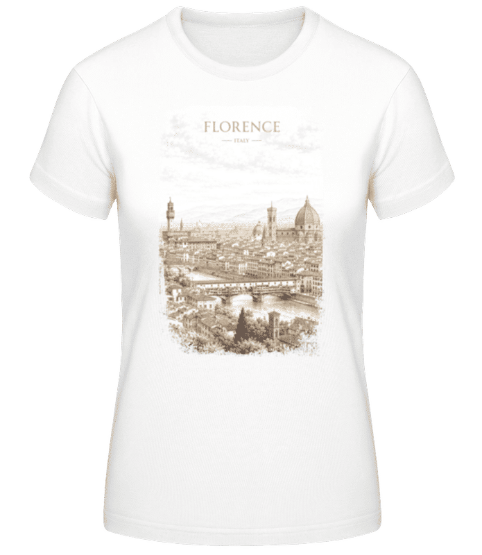 Preview: Florence Italy - Women's B&C T-Shirt - White - Front