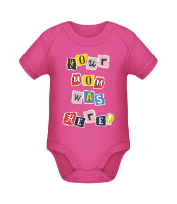 Your Mom Was Here - Bio body pro děti - Magenta - Napřed