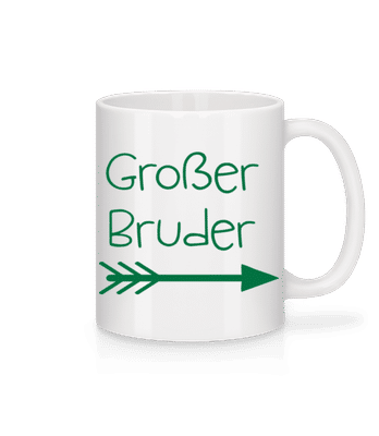 Großer Bruder - Tasse - Weiß - Vorne