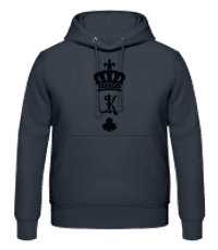 king Crown - Pánska mikina - Antracit - Predné