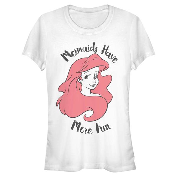 Aperçu: Disney - Ariel La Petite Sirène - Malá mořská víla Mermaid Fun - Femme T-shirt - Blanc - Devant