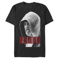 Star Wars - Episode 7 - Luke Skywalker Luke Jedi - Men's T-Shirt - Black - Front