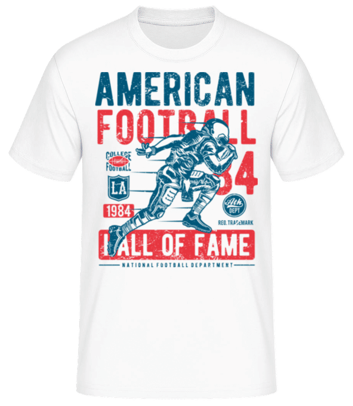 Preview: American Football Vintage - Men's Basic T-Shirt - White - Front