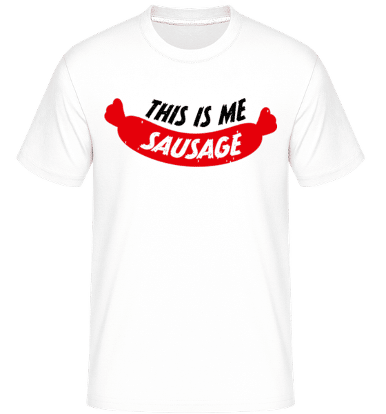 Aperçu: This Is Me Sausage -  T-Shirt Shirtinator homme - Blanc - Devant