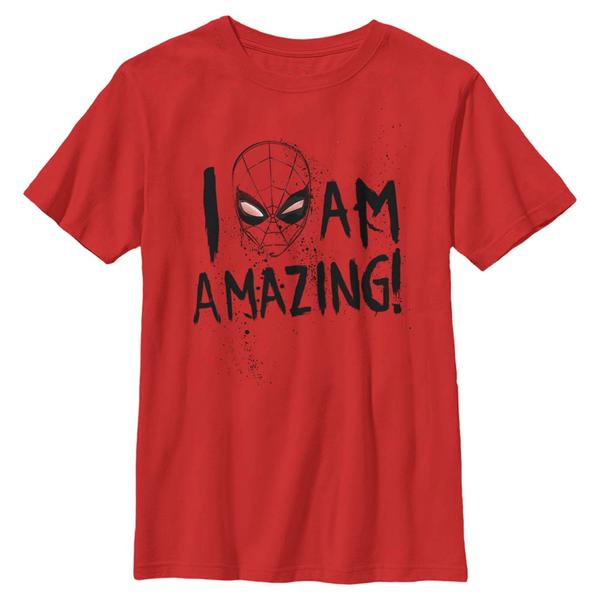 Aperçu: Marvel - Avengers - Spider-Man Amazing Spidey - Enfant T-shirt - Rouge - Devant