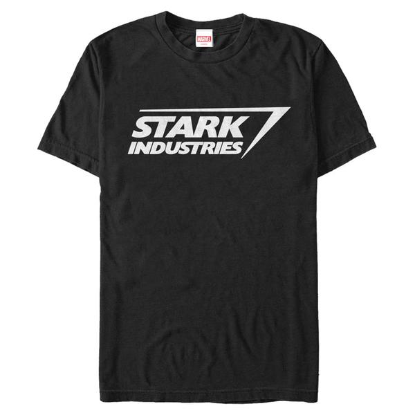 Aperçu: Marvel - Avengers - Iron Man Stark Logo - Homme T-shirt - Noir - Devant