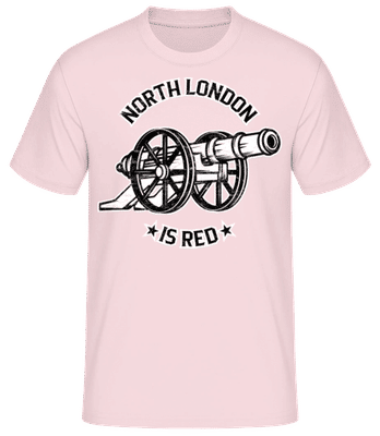 Arsenal Football North London Red League - T-shirt standard Homme - Rose - Devant