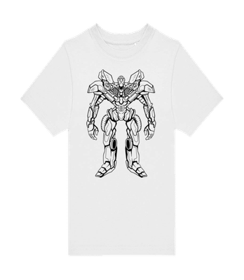 Transformer 5 Outline - Kids B&C T-Shirt - White - Front