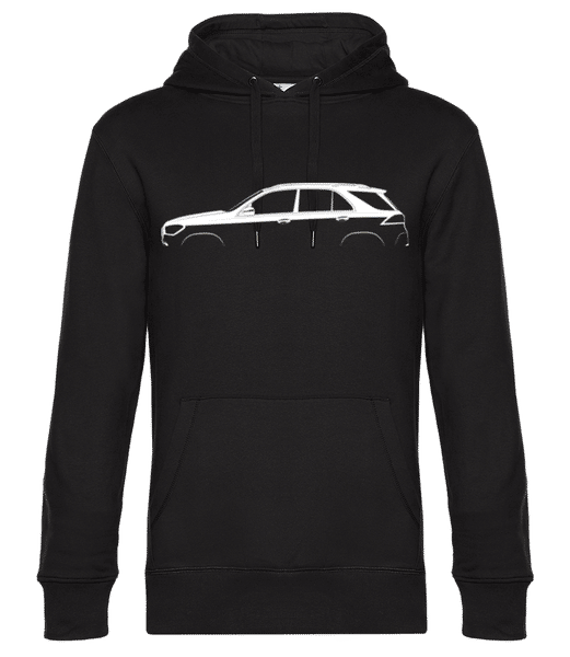 'Mercedes-Benz GLE AMG W167' Silhouette - Sweat à capuche premium Unisexe - Noir - Devant