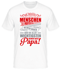 Die Wichtigsten Nennen Mich Papa 4 · Männer Basic T-Shirt