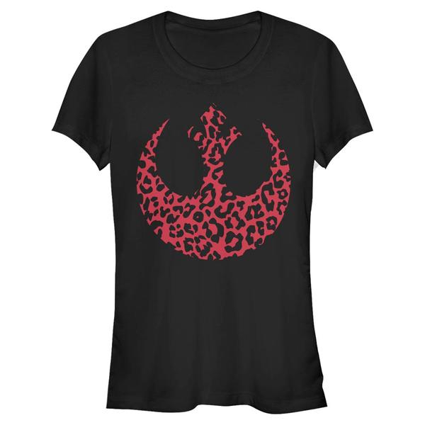 Aperçu: Star Wars - Rebellion Rebel Cheetah - Femme T-shirt - Noir - Devant