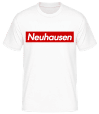 Neuhausen - Männer Basic T-Shirt - Weiß - Vorne