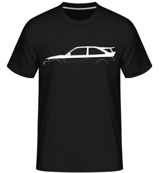 Aperçu: 'Ford Escort RS Cosworth' Silhouette -  T-Shirt Shirtinator homme - Noir - Devant