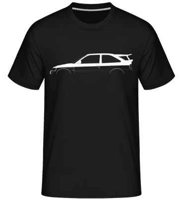 'Ford Escort RS Cosworth' Silhouette -  T-Shirt Shirtinator homme - Noir - Devant