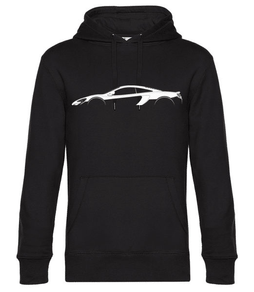 Aperçu: 'McLaren 650S' Silhouette - Sweat à capuche premium Unisexe - Noir - Devant