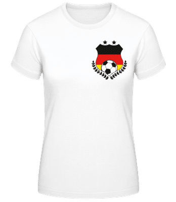Frauenfußball WM - Frauen Basic T-Shirt - Weiß - Vorne