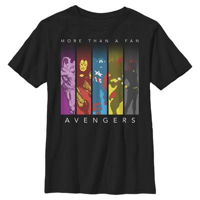 Marvel - Avengers Fan Favs - Kids T-Shirt - Black - Front