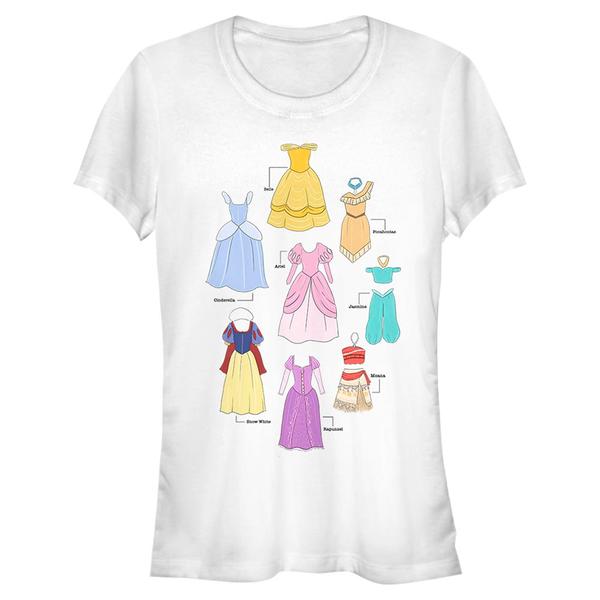 Disney - Princesses Disney - Photo de groupe Textbook Dresses - Femme T-shirt