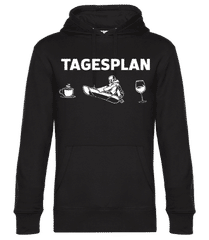 Snowboarden Tagesplan · Männer Standard Hoodie