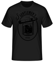 Gentlemen's Club STAG Black · Männer Basic T-Shirt