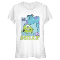 Pixar - Příšerky - Mike & Sully Mike n Sully Work - Dámské Tričko - Bílá - Napřed