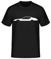 'Alpine A310' Silhouette - T-shirt standard Homme - Noir - Devant