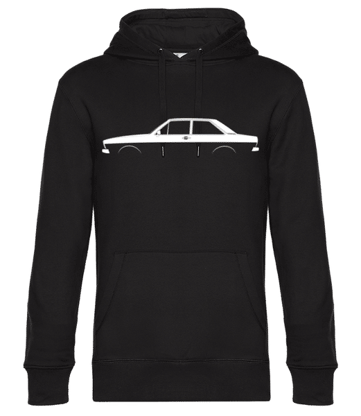 Aperçu: 'Audi 80 GT B1' Silhouette - Sweat à capuche premium Unisexe - Noir - Devant