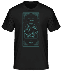 Art Deco Zodiac Sign Pisces · Men's Basic T-Shirt