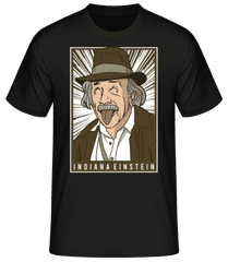 Indiana Jones Einstein · Men's Basic T-Shirt