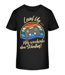 Level Up Wir Wechseln Den Schuhof · Kinder Bio T-Shirt Stanley Stella 2.0
