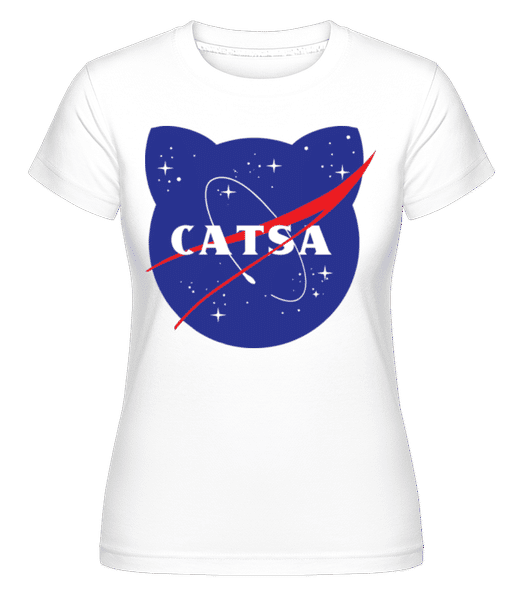 Preview: Catsa -  Shirtinator Women's T-Shirt - White - Front