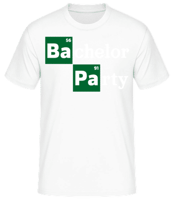 Bachelor Party - Männer Basic T-Shirt - Weiß - Vorne